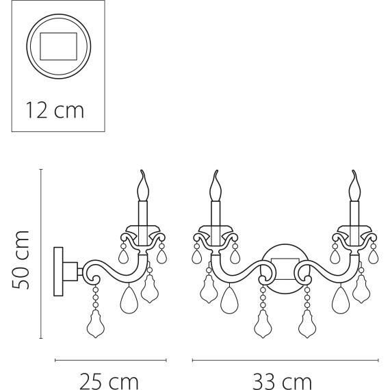 Бра Lusso Lightstar 788624