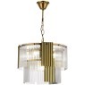 SLE1123-303-05 Светильник подвесной Латунь/Золотистый, Прозрачный E14 5*40W TRESA