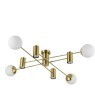 SLE1105-302-08 Светильник потолочный Латунь/Белый GU10+E27 4+4*5+60W RAITO