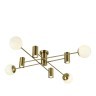 SLE1105-302-08 Светильник потолочный Латунь/Белый GU10+E27 4+4*5+60W RAITO