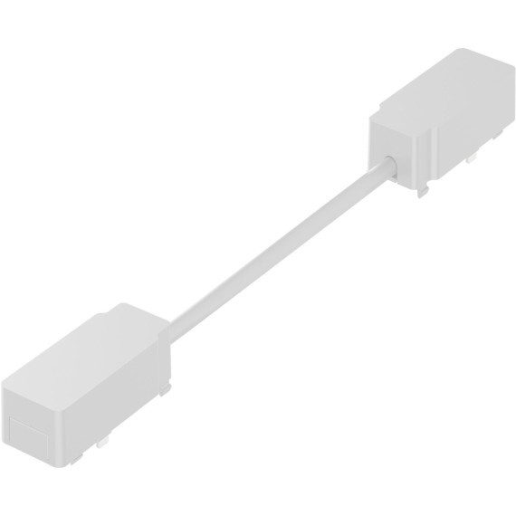 ST067.509.18 Коннектор питания угловой (для шинопровода 50мм и встраиваемого в ГКЛ 9мм) ST Luce Skyflat
