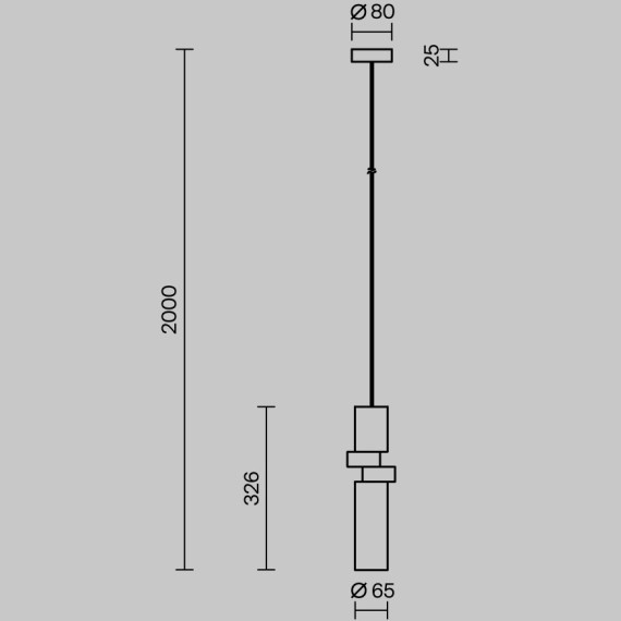 Подвесной светильник Maytoni MOD303PL-01CFL3