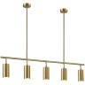 SL1206.303.05 Светильник подвесной ST-Luce Латунь/Латунь GU10 5*5W 4000K SORMANO