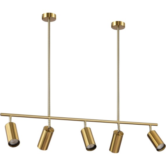 SL1206.303.05 Светильник подвесной ST-Luce Латунь/Латунь GU10 5*5W 4000K SORMANO