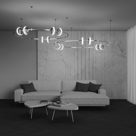 TR230-1-10W3K-BS Трековый латунный светодиодный светильник Maytoni Zero Flarity 10Вт 3000К 90CRI 550лм 180° 24V