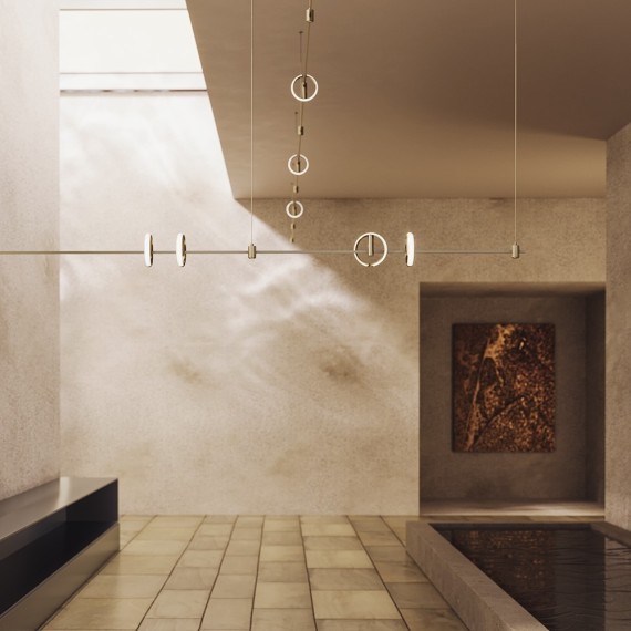 TR230-1-10W3K-BS Трековый латунный светодиодный светильник Maytoni Zero Flarity 10Вт 3000К 90CRI 550лм 180° 24V