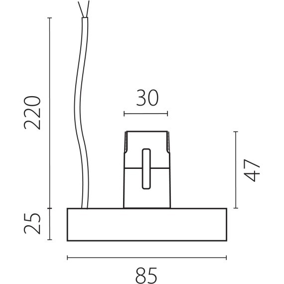 Блок питания 200W с зажимом для шинопровода серии Due Hermes Lightstar арт 510227